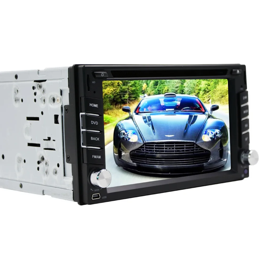 Двойной DIN Автомобильный gps навигации плеер 6 2 дюймов Dvd Плеер в тире
