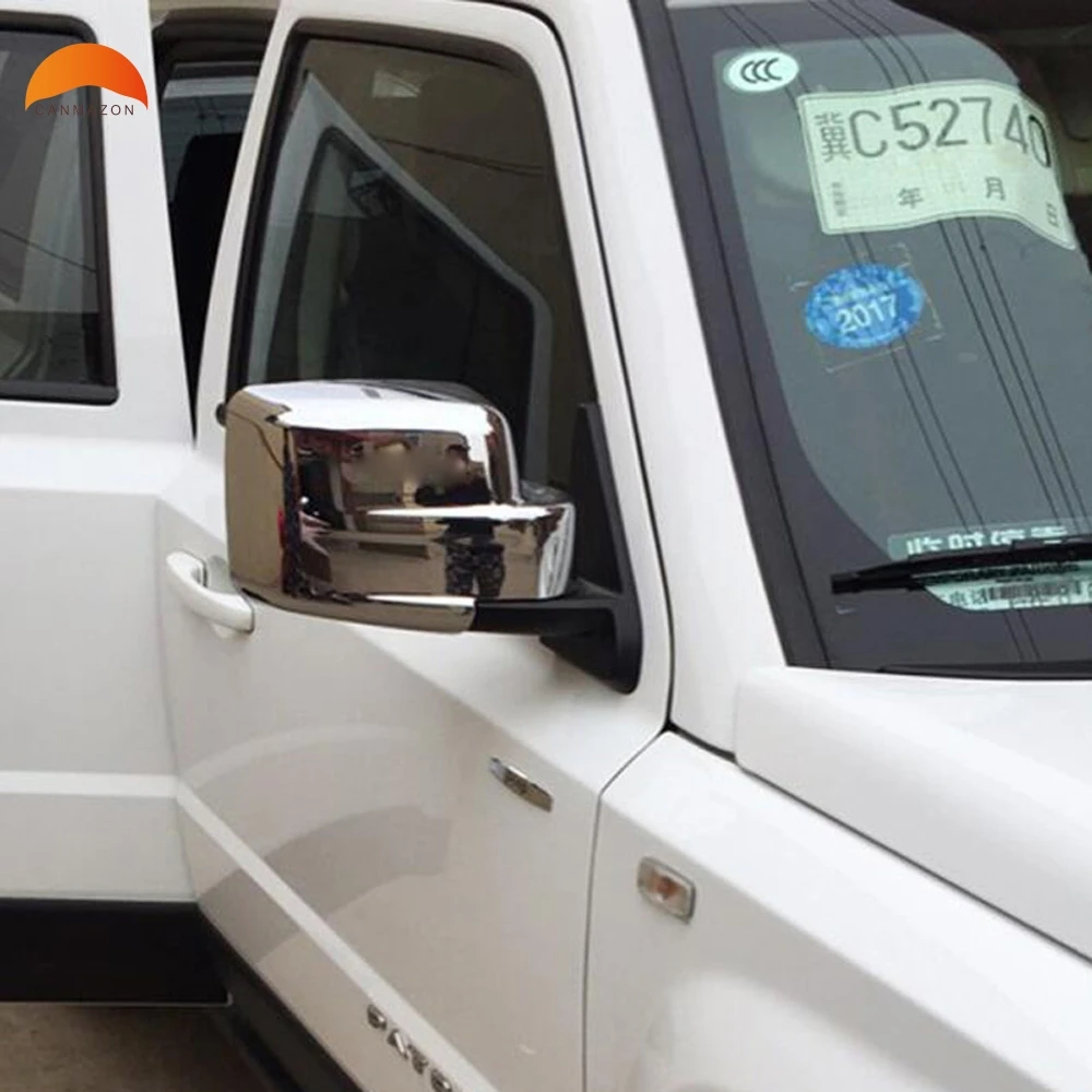 ABS Chrome Side Rearview Mirror Cover Trim Door Rearview Mirror Frame