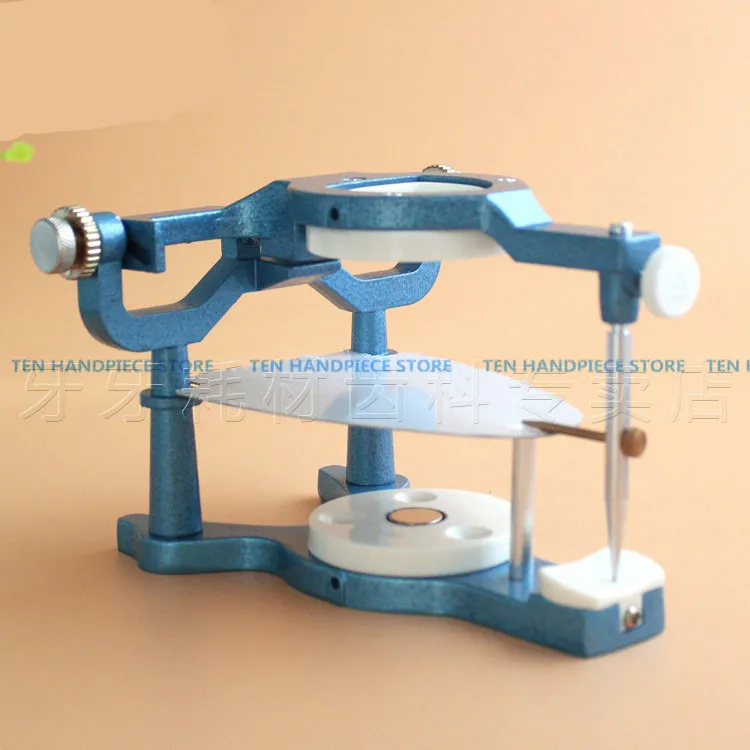 1 шт. стоматологическое лабораторное оборудование большого размера серебристого сплава артикуляторы Регулируемый протез Магнитный анатомический артикулятор