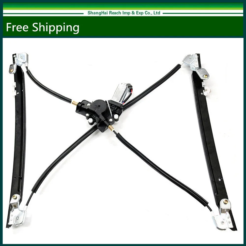 Front Left Driver Side Window Regulator w/Motor For Dodge Chrysler 01