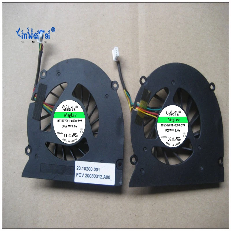 2PCS New Laptop CPU Cooling fan For Dell XPS M1330 Part