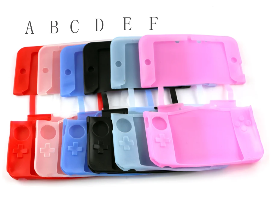 1 шт./лот Многоцветный силиконовый чехол для 3DS XL /3DS LL игровой консоли из мягкого