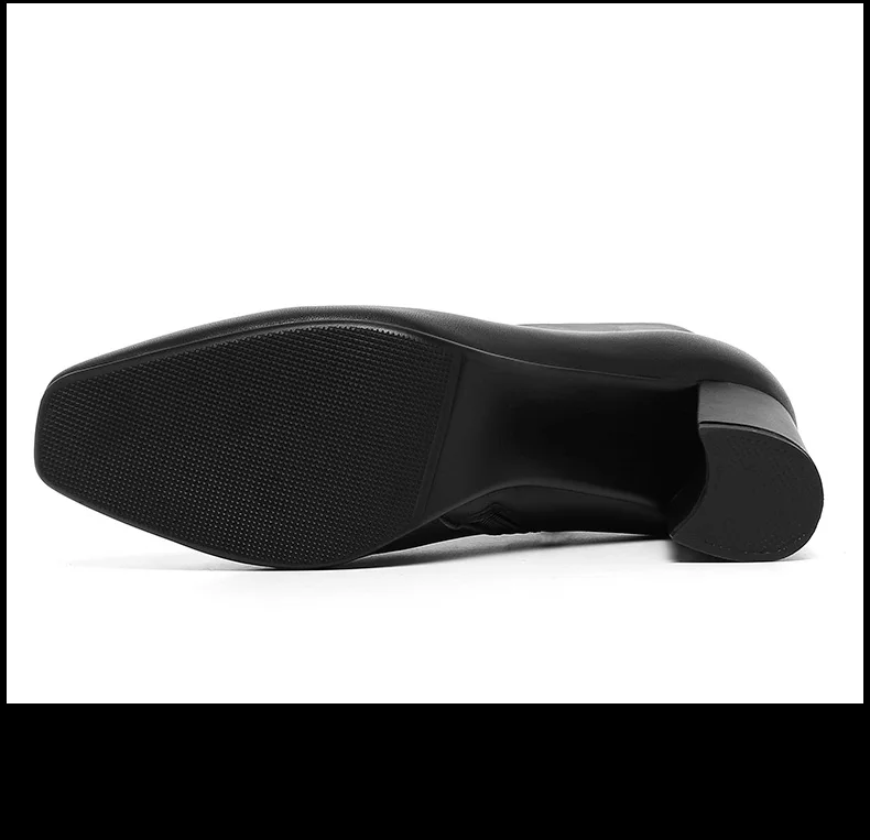 MYCOLEN Новый 2018 Для женщин кожа сапоги на высоком каблуке Брендовая Дизайнерская обувь женские нескользящие женская мода обувь Для женщин