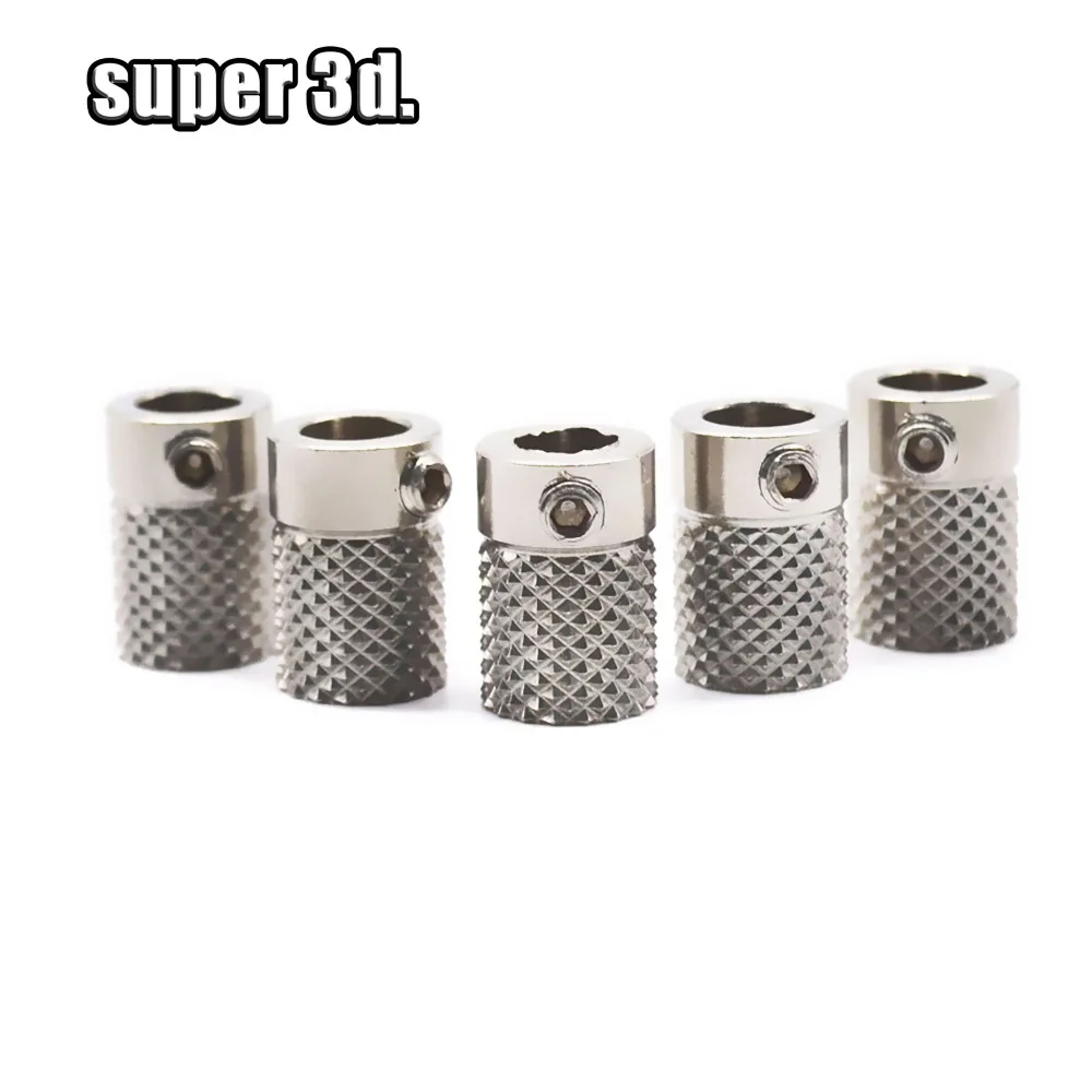 

10pcs Ultimaker 2 UM2 Feeder Knurled Wheel Extruder Drive Gear stainless steel For 3D printer parts Bore 5mm
