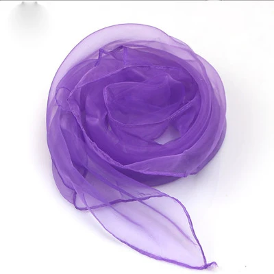 Dark Purple Sparsil, женский, летний, весенний, прозрачный, квадратный шарф, Одноцветный, головной убор, тонкий, шифон, шарфы, модная, органза, обертка, 70 см* 70 см - Цвет: Dark Purple