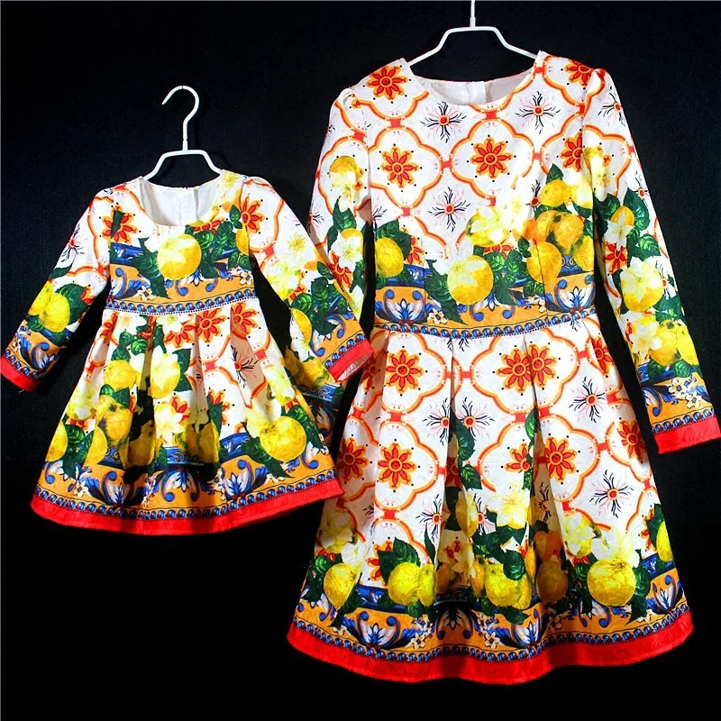 Mum Mom and Daughter Dress Family Matching Sweaters for Girls Mommy and