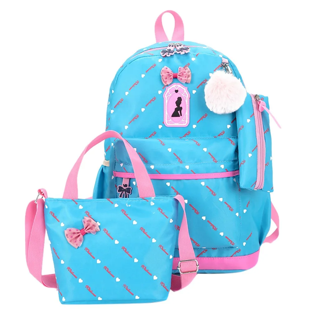 3 قطعة/مجموعة حقيبة مدرسية أفخم الكرة سستة على ظهره لطيف القوس لطيف bowCanvas حقيبة السفر حمل حقيبة 3 قطعة/مجموعة حقيبة مدرسية أفخم الكرة سستة على ظهره لطيف القوس لطيف bowCanvas حقيبة السفر حمل حقيبة