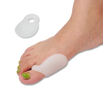 

4Pair Foot Care Pedicure Separador De Dedos Silicone Big Toe Separator Hallux Valgus Corrector Thumb Protector Bunion Manicure
