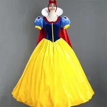 Mujeres fantasia princesa blancanieves de halloween cosplay traje de carnaval fiesta de disfraces mujeres adultas dress