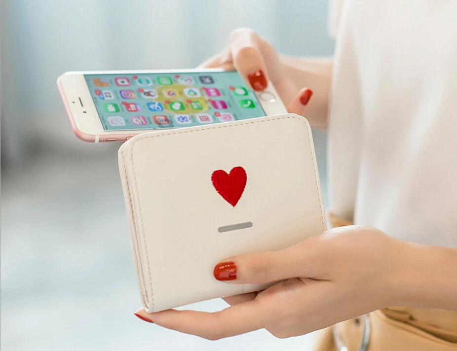 2019 новый корейский супер тонкий и простой студенческий милый бумажник мини-кошелек для женщин короткий