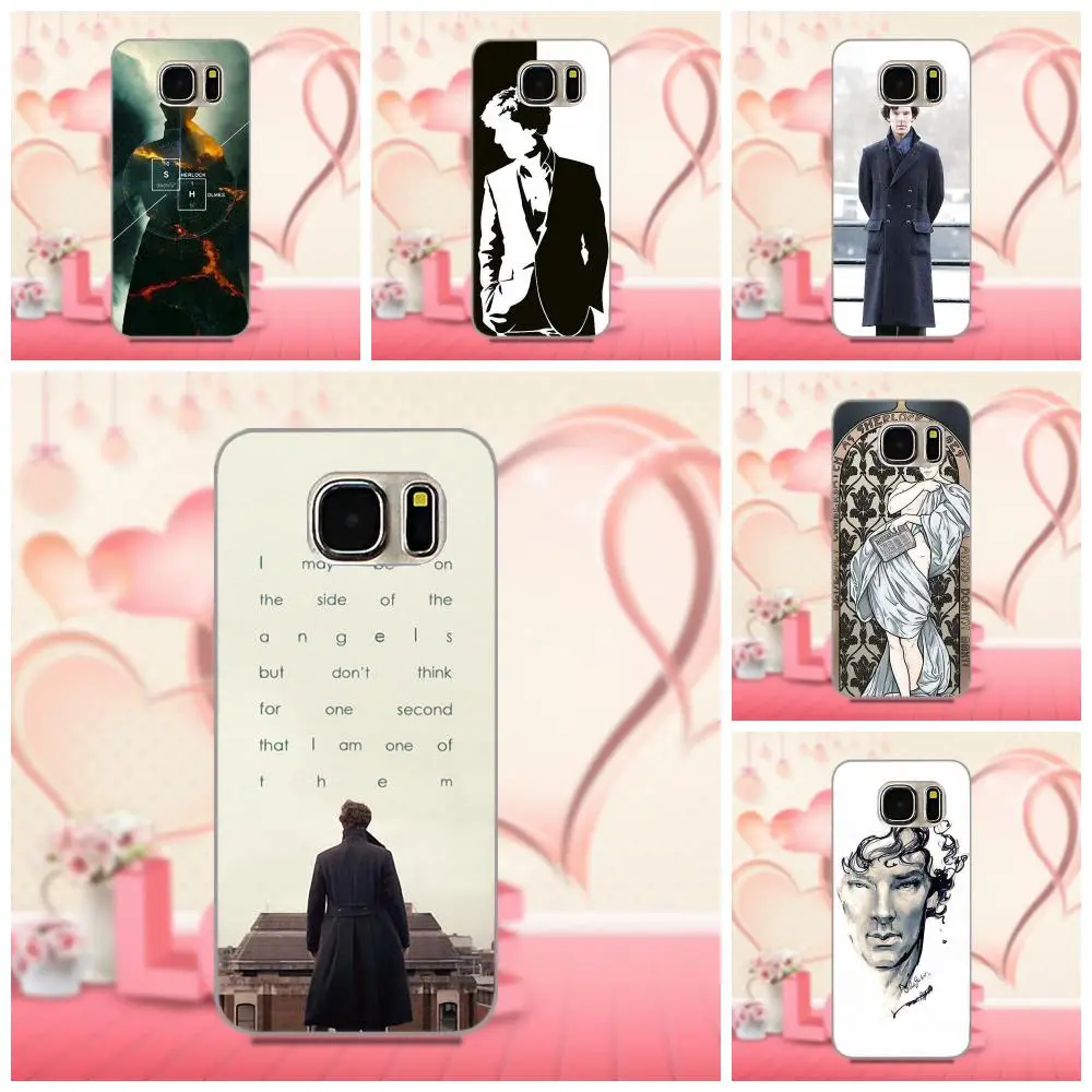 Oedmeb для Samsung Galaxy A3 A5 A7 J1 J3 J5 J7 2016 2017 S5 S6 S7 S8 S9 edge Plus мягкие сумки из ТПУ чехлы Sherlock Bbc |