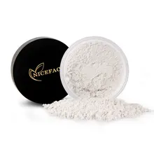 Женская косметическая пудра для лица, рассыпчатая пудра, водостойкая пудра для кожи, водонепроницаемая и устойчивая к поту плоская