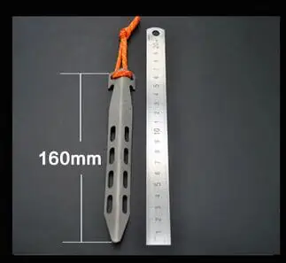 Треугольные укрепить большой V Titanium ногтей пляжные палатки ногтей Белоснежка 599