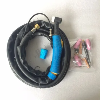 

WP26 WP-26 Air Cooled Argon Tig Welding Torch 4M Gas And Cable Whole