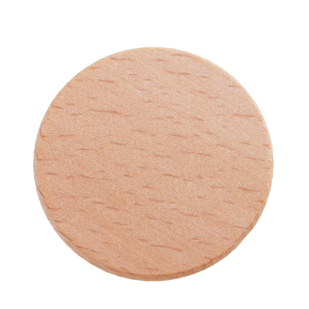 20 Pieces 36mm Unfinished Wooden Round Circle Discs Embellishments for Art Craft Great For Creating Jewelry Birthday Boards