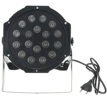 

18W RGB LED Stage Light Par DMX-512 Lighting Laser Projector Party DJ Lamp for DJ Party Disco AC110 - 220V Power plug