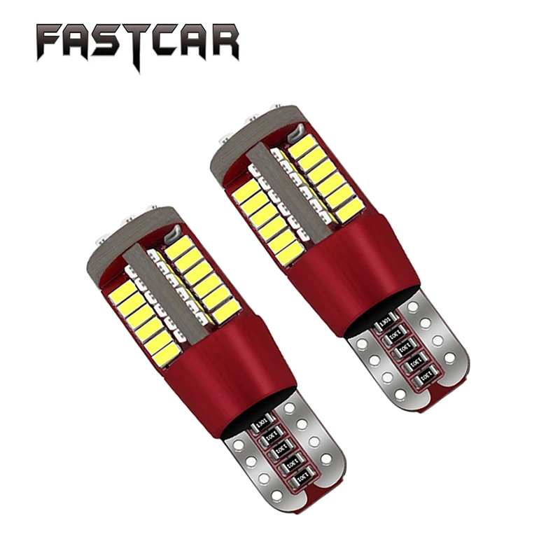 2X Car T10 Led 192 W5W Super Bright 57smd Canbus NO Error Car Marker Auto Wedge Clearance Lights Bulb Parking Lamps Side Light (1)