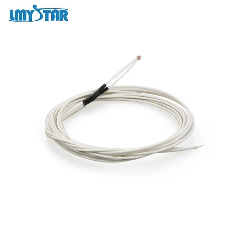 LMYSTAR White Thermistors with 3P terminal Wire Length 1 Meter Welded to Heat Resistance Line