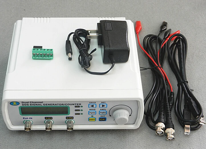 MHS-3200A DDS NC двухканальный генератора сигналов функции TTL DDS генератор сигналов 12 мГц