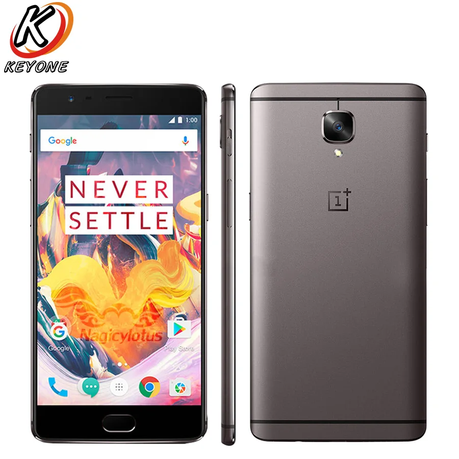 Оригинальный OnePlus 3 T A3010 4G LTE мобильный телефон 5 дюйма 6 ГБ Оперативная память 64 Гб