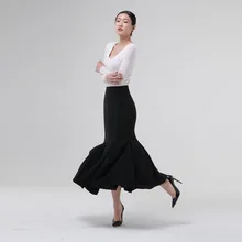 20-для женщин Ретро стиль 50-х, черного цвета с высокой талией высококачественные солнцезащитные очки миди-юбка фасона "Русалка" размера плюс длинные узкие saia femininas юбки-карандаш