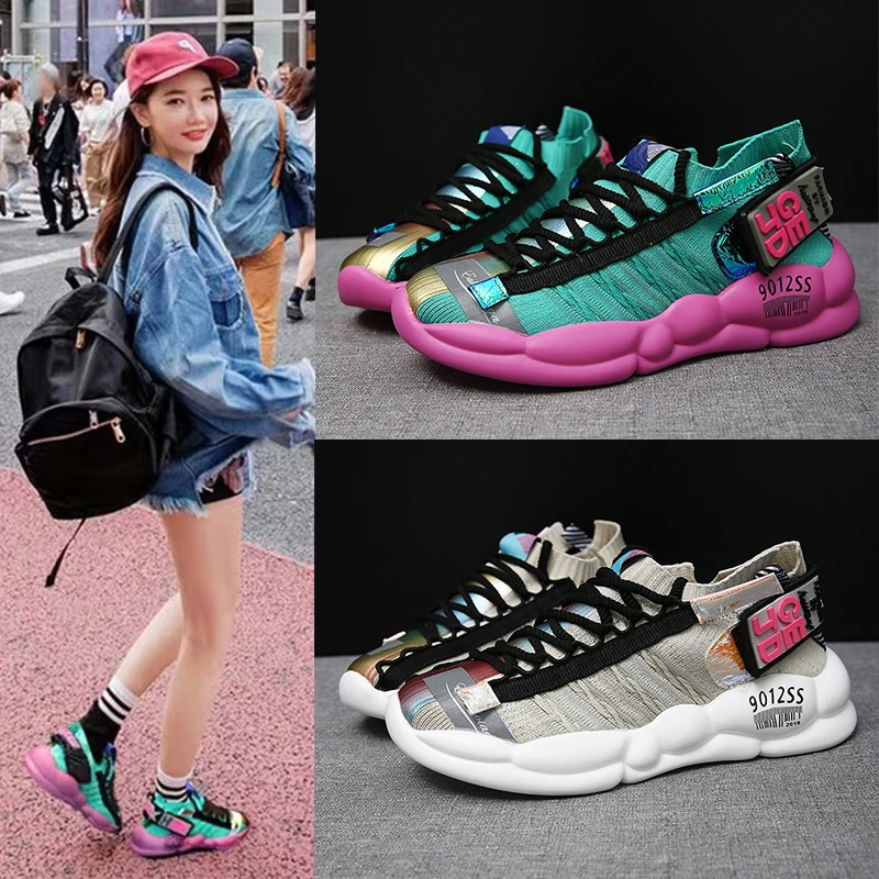 

Fashion Sneakers Women Shoes New Women Shoes 2019 Style Shoes Women Flats Female Girls Sneakers Walking Running Shoes