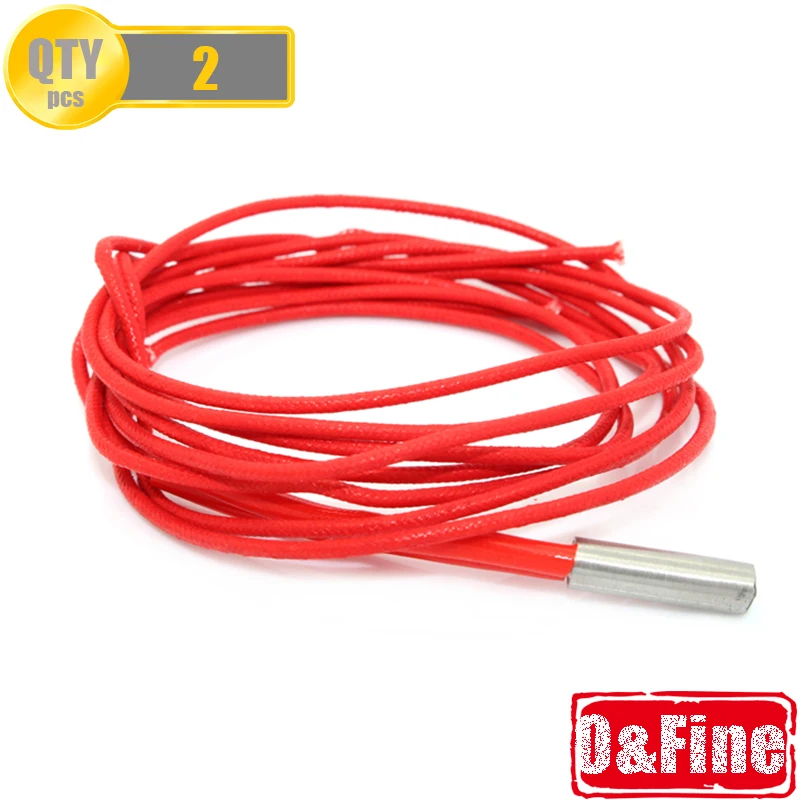 

2 Pcs/Lot 3d printer Heating tube 1M for MakerBot RepRap UP Mendel I3 Printer