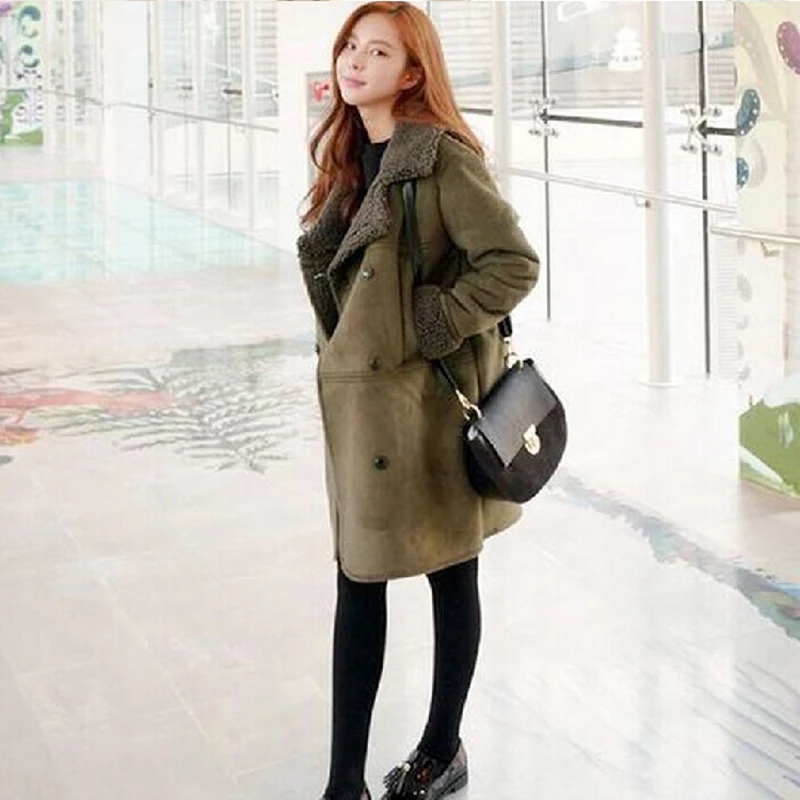 Picture Long Qw673 Daim Manteau Outwear Mode En Femmes Les Faux De Chaude D'hiver Épaisse Lambwool Color Taille La Pour Plus Veste Fourrure RRPH4nw6qS