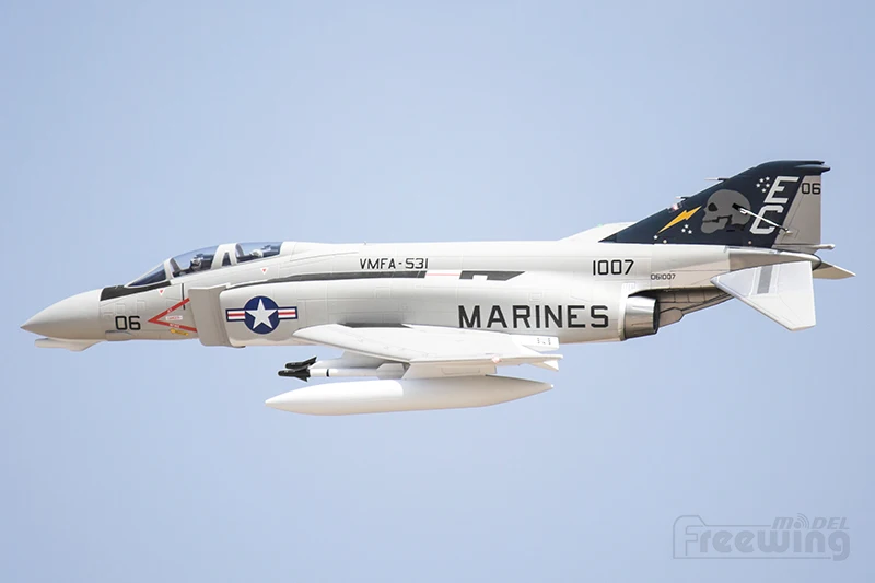 Электрический радиоуправляемый Freewing F 4 90 мм rc edf jet модель комплект игрушек для