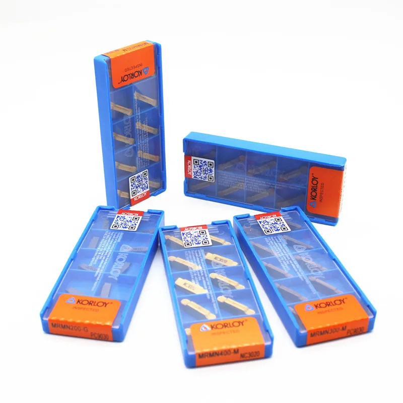 

10PCS MRMN200 MRMN300 MRMN400 PC9030 NC3020 NC3030 Machining arc groove carbide knives R1 R1.5 R2