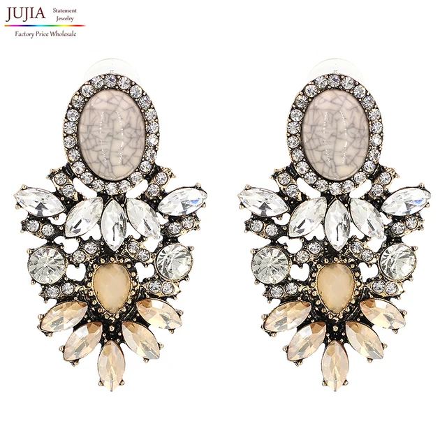 Jujia Trendy Fashion Jewelry Whole Good Quality Crystal Jujia Trendy Fashion Jewelry Whole Good Quality Crystal Earrings 2018 New Statement Stud