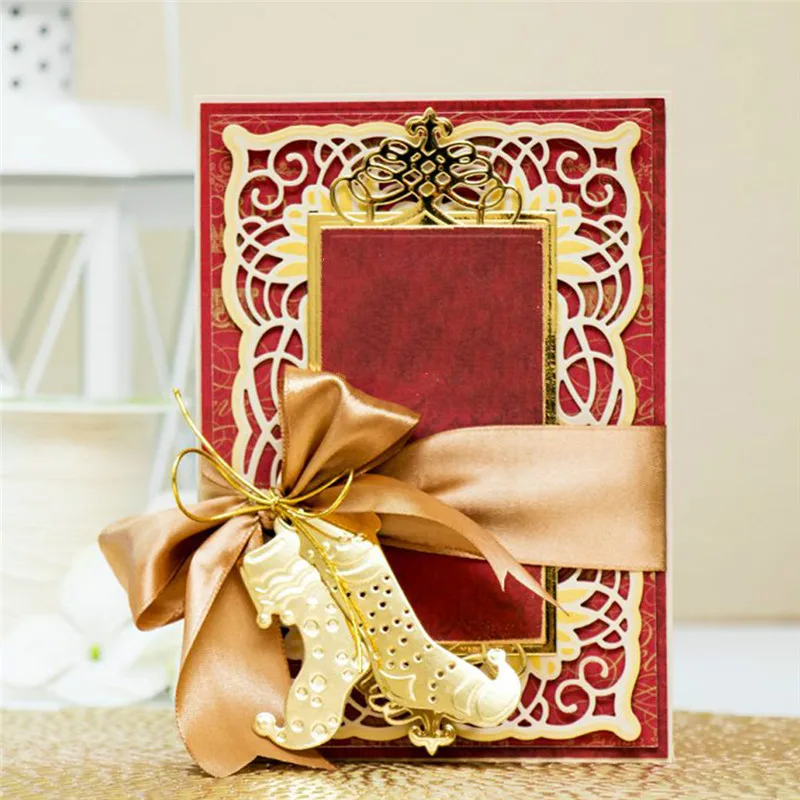 

DiyArts Graceful Cascading Metal Cutting Dies for Scrapbooking Background Frame Dies Decorative Card Embossing Stencil New 2019