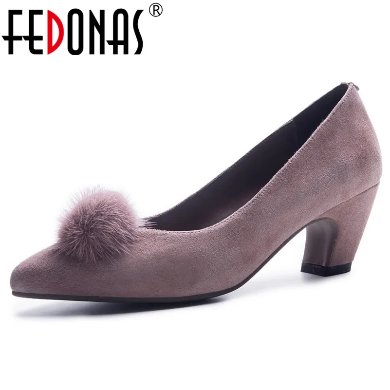 

FEDONAS Women Pumps Sexy High Heels Party Wedding Shoes Woman Pointed Toe Spring Ladies Prom Shoes Quality New Shoes