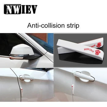 

NWIEV 6Pcs Car Styling Rearview Mirror Anti-collision Stickers For Peugeot 307 407 Mazda 3 6 Toyota Corolla C-HR Alfa Romeo 159