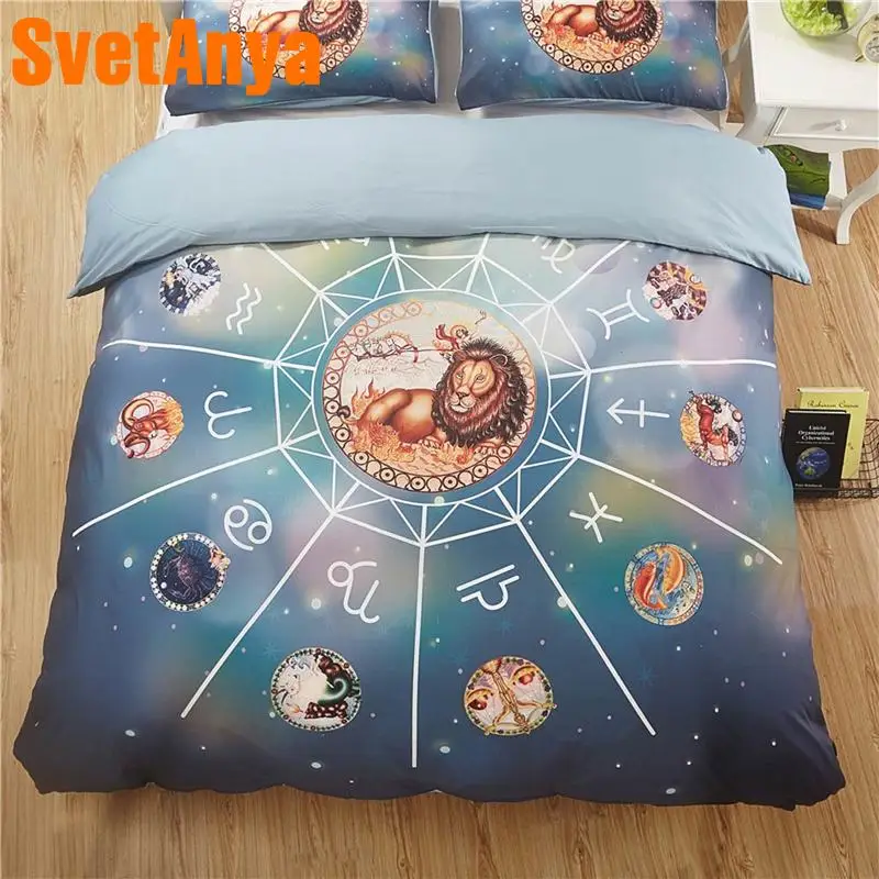 

Svetanya Constellations Pillowcase+Comforter Cover (no Sheet) Bedding Linens set Single Full Queen King Double Size