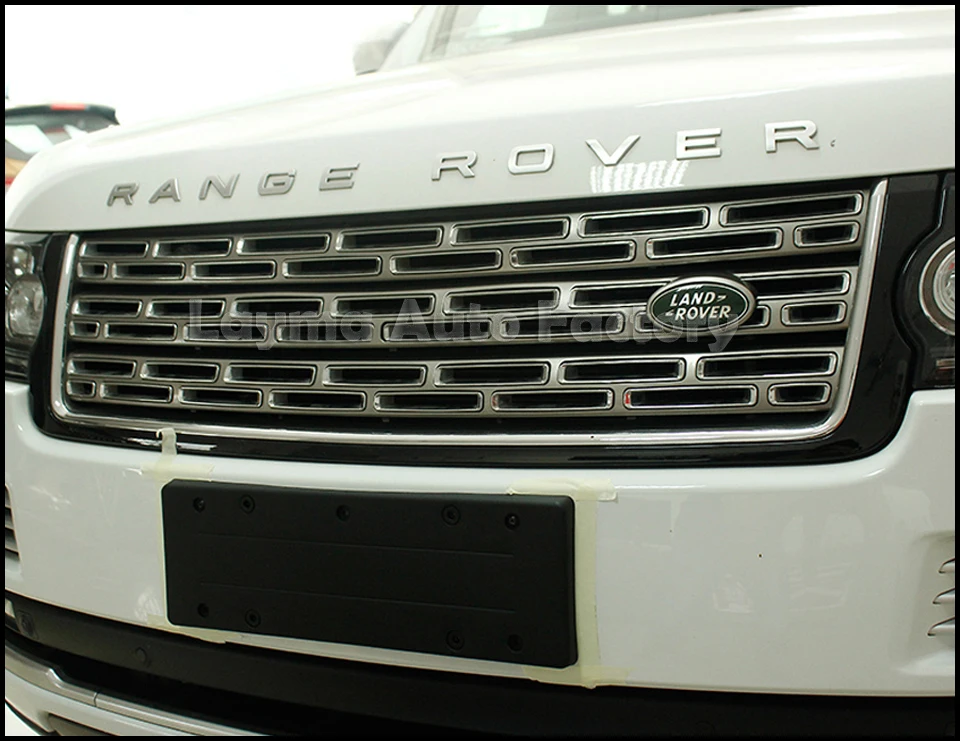 ABS Передние решетки для Land Rover Range Rover лет серебряный цвет автомобиля бампер решетка