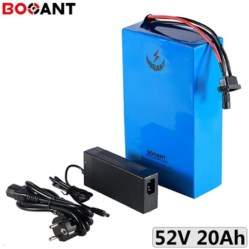 

52V 20Ah electric bike battery for 1000W 48V 51.8V electric scooter motor 52V 750W ebike lithium ion battery with 2A Charger