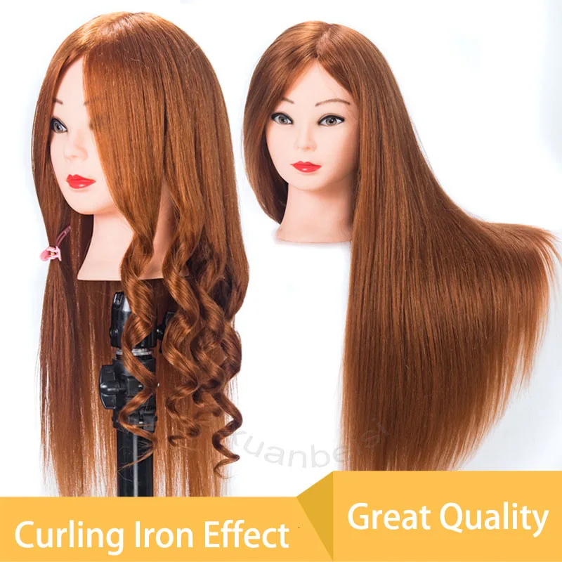 

80% Real Hair Cabeza Maniqui Beauty Manikin Head For Hairdressers Mannequin Head With Tripod Profession Hairdressing Doll Heads