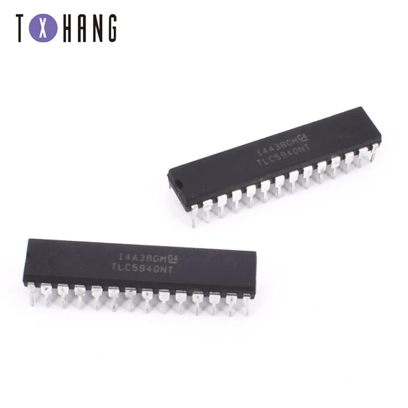 10PCS IC LED DRIVER PWM CONTROL 28-DIP TLC5940NT TLC5940 NEW GOOD QUALITY