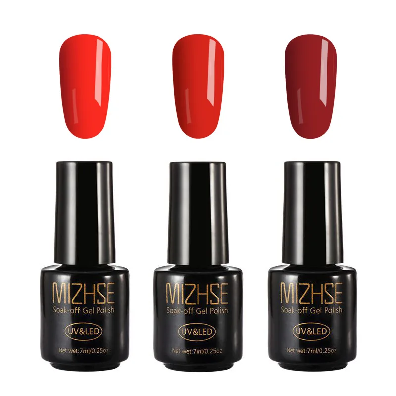 MC-P33-A MIZHSE 3 шт гель лак для ногтей Esmaltes Permanentes лаки для ногтей светодиодный светильник гибридный УФ лак толкатор для дизайна ногтей Новинка - Цвет: MC-P33-A