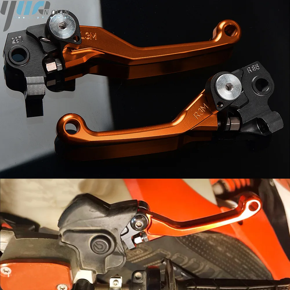 

moto Dirt Bike Motorcycle Pivot Brake Clutch Levers Handle Bar Grips CNC Handle Grips For KTM 250XC 2014 2015 2016 2017 2018