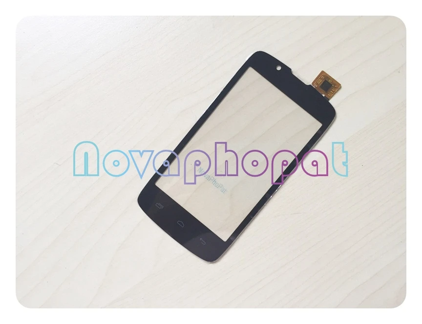 Novaphopat черный сенсор для Fly IQ4490 сенсорный экран дигитайзер замена экрана+ отслеживание