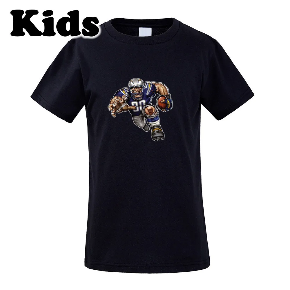 

Kids Strong San Diego Charging Charger Children T-shirt Clothes T Shirt Youth boys girl tshirt for fans gift o-neck tee 0514-3