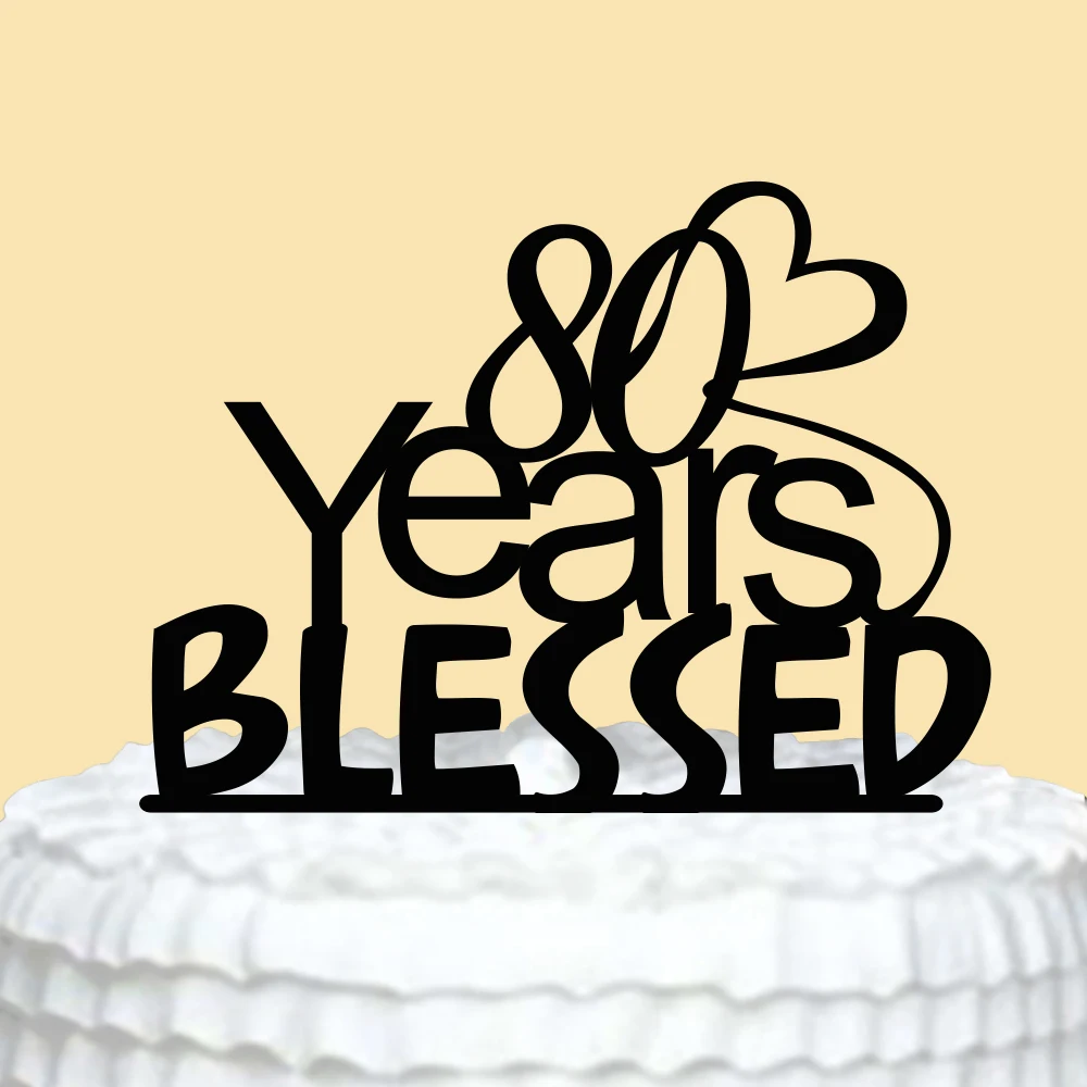 Download Happy Birthday Cake Topper Personalized Acrylic Monogram ...