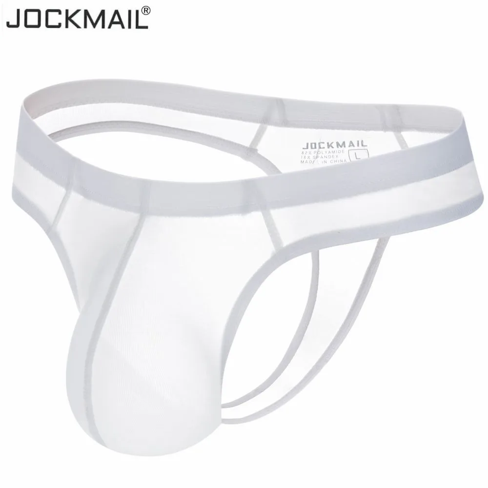 Бикини JOCKMAIL мужское нейлоновое пикантное нижнее белье трусы джоки стринги из
