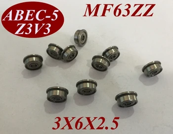 

100Pcs MF63Z MF63ZZ MF63 ZZ MF63-Z MF63-ZZ 3X6X2.5 MM 3*6*2.5 MM Miniature roller shaft motor deep groove Ball Bearing tools
