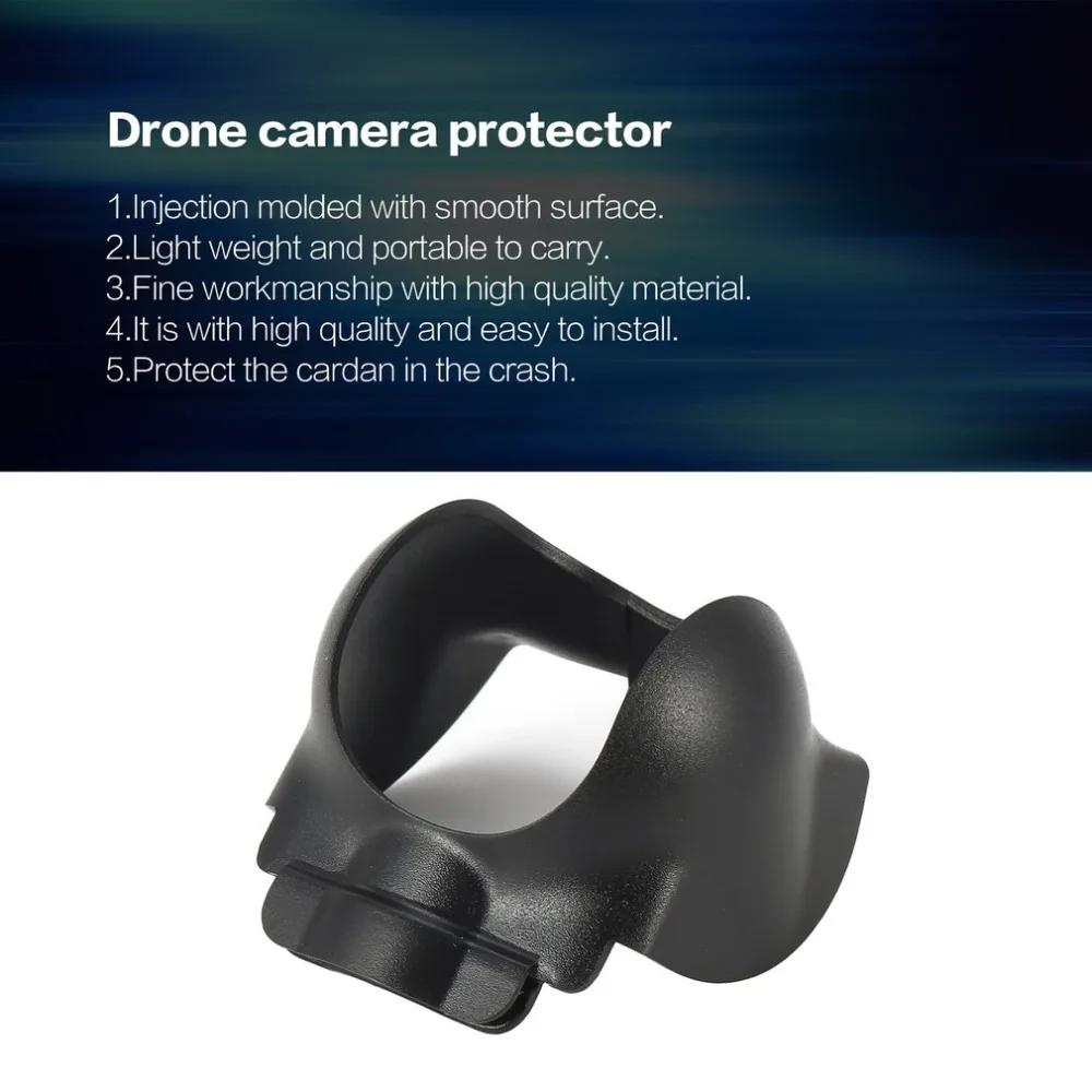 Солнцезащитный кожух объектива, Солнцезащитная Крышка для камеры Gimbal, Защитная крышка для объектива, защитная опора, аксессуары для DJI Spark Drone