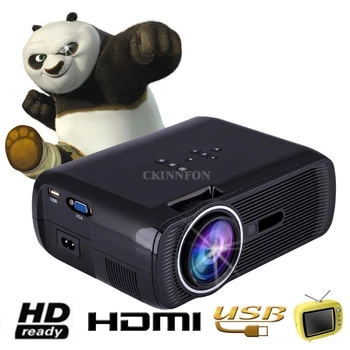

5Pcs/Lot 800*480 Resolution Portable HD LED Projector Home Theater VGA USB SD AV HDMI Support PC TV Box (NO Projector Bracket)