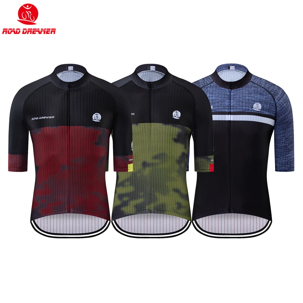 

Go Pro Road Men Red Green Cycling Jersey Summer jersey ciclismo Short Sleeve Lycra camisa Mtb Jersey maillot ciclismo hombre