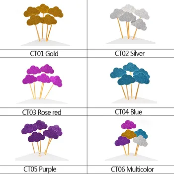 

40Pcs/Lot Cloud Cake Insert Birthday Party Decor Wedding Cake Surprise Celebration Decoration Supplies Clouds Size 4*2.5Cm 75Z